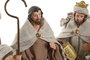 DKD Home Decor Nacimiento Poliéster y Resina Beige y Marrón 40x24x23,5 cm