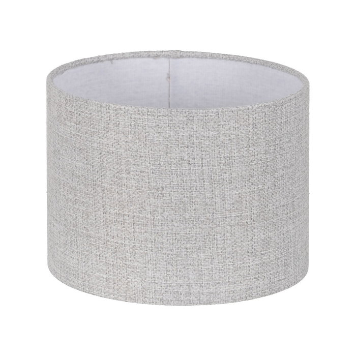 Pantalla Gris Tejido Iluminación 30 X 30 X 22 cm Pantalla Gris Tejido Iluminación 30 X 30 X 22 cm