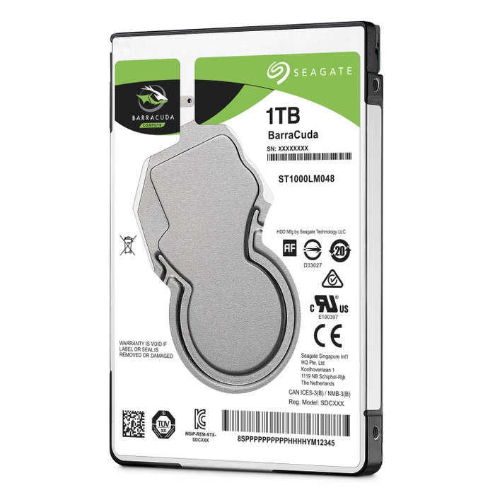 Seagate BarraCuda 1TB 2.5'' SATA III 128MB