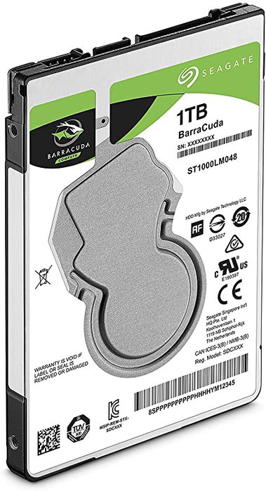Seagate BarraCuda 1TB 2.5'' SATA III 128MB