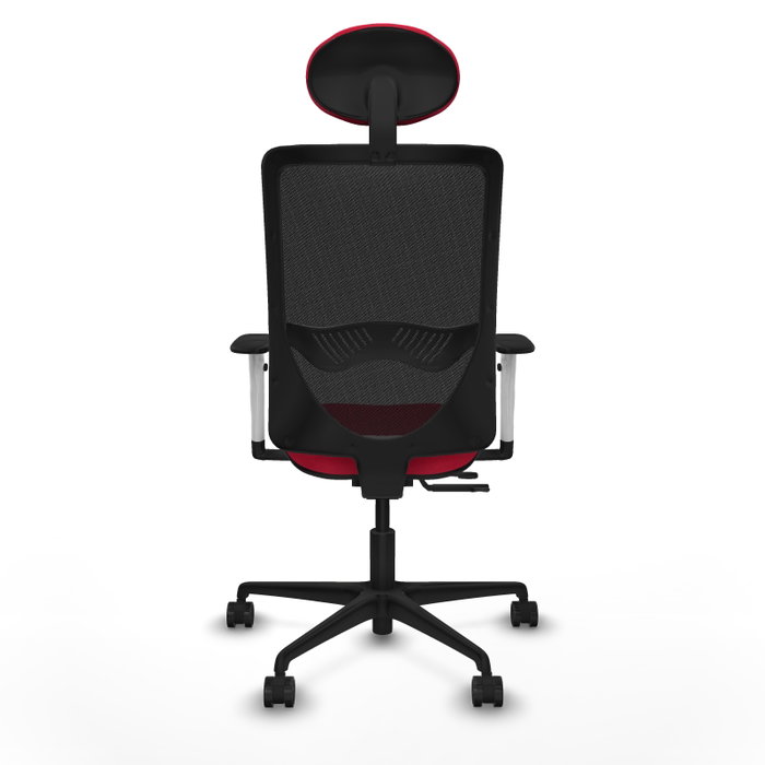 PIQUERAS Y CRESPO Silla de oficina Zulema con mecanismo Sincro/Traslack, Rojo y Negro PIQUERAS Y CRESPO Silla de oficina Zulema con mecanismo Sincro/Traslack, Rojo y Negro
