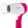 Adler AD 2259 Secador de Pelo Blanco Perlado con Rosa