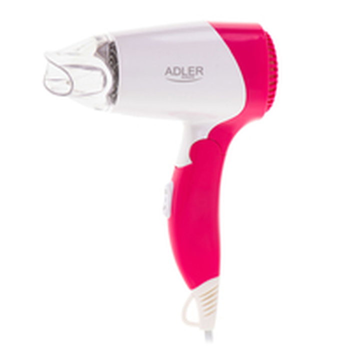 Adler AD 2259 Secador de Pelo Blanco Perlado con Rosa