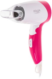 Adler AD 2259 Secador de Pelo Blanco Perlado con Rosa