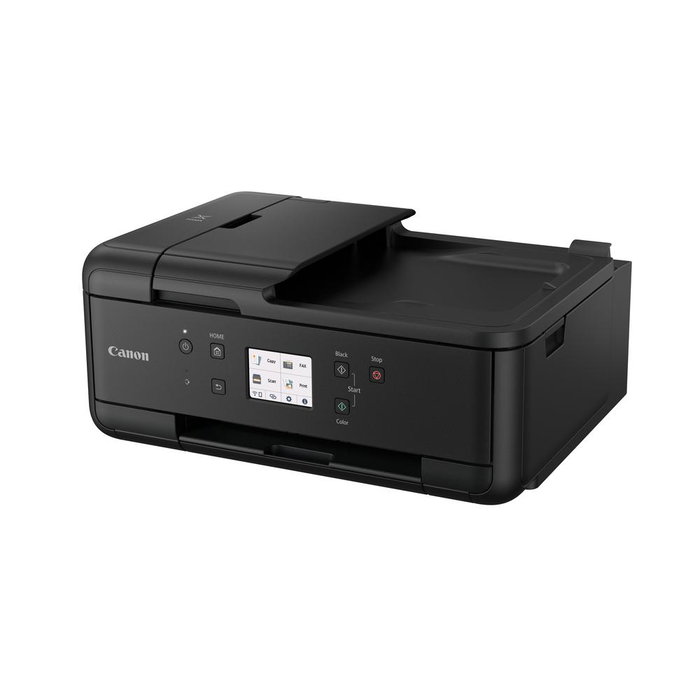 Canon TR7650 - Impresora Multifunción Inyección Color, WiFi, ADF, Impresión/Copia/Escaneo/Fax, Doble Cara Automática, 3" Táctil