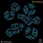 Q Workshop El Señor de los Anillos: Pack de 10 Dados D6 Moria (Glow in the dark) inevitable