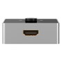 Goobay Manuelle HDMI-Umschaltbox 2 en 1 (4K @ 60Hz) Negro/Plateado
