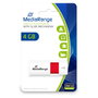 MediaRange MR970 USB flash drive 4 GB Rojo/Blanco