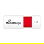 MediaRange MR970 USB Stick 4GB USB 2.0 Slider Rojo