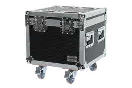 Algamlight Flight Case para 2 Blinder FL600V-IP CW WWA con Ruedas y Compartimento