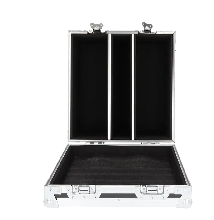 Algamlight Flight Case para 2 Blinder FL600V-IP CW WWA con Ruedas y Compartimento