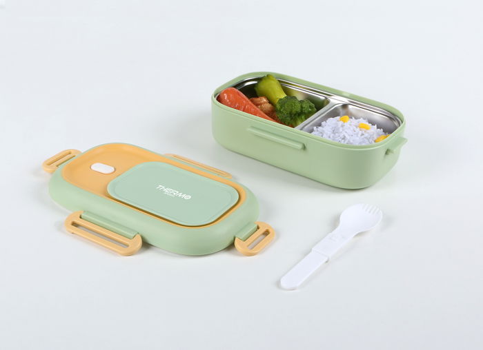 Thermosport Fiambrera Plástico-Acero Rectangular 550 Ml 22,2x13,9x8 Cm (6 Unidades)