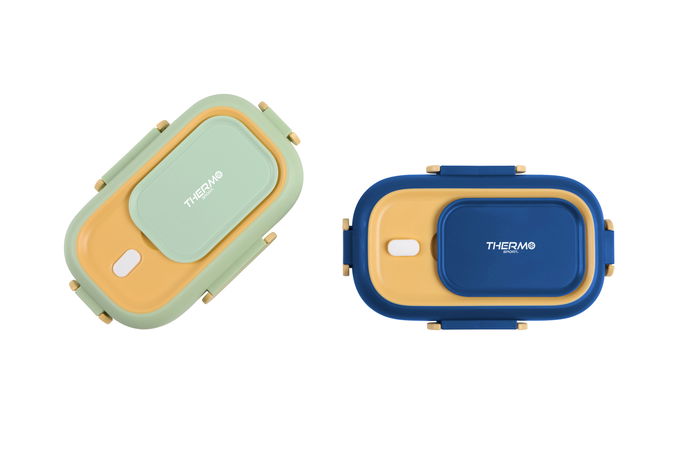 Thermosport Fiambrera Plástico-Acero Rectangular 550 Ml 22,2x13,9x8 Cm (6 Unidades)