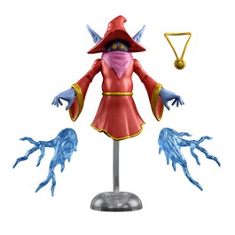 MATTEL Figura de acción Orko Cartoon Collection Origins Masters of the Universe He-Man 14 cm con soporte y efectos