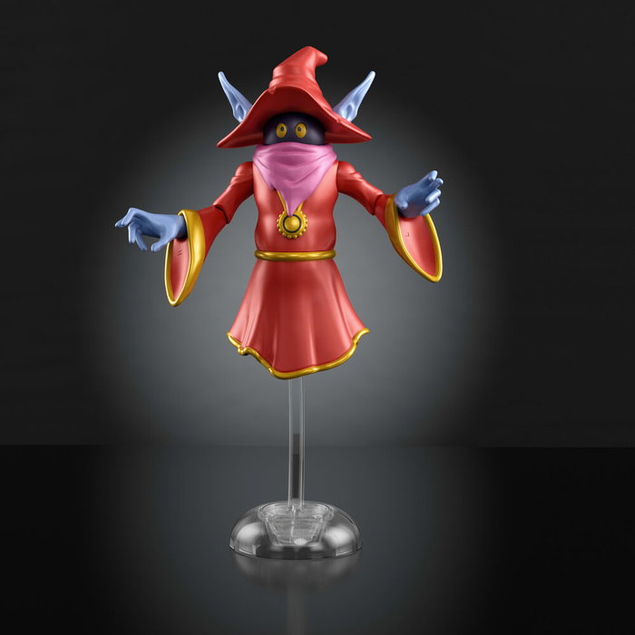 MATTEL Figura de acción Orko Cartoon Collection Origins Masters of the Universe He-Man 14 cm con soporte y efectos