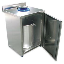 FRICOSMOS Mueble mural desbarasado con puerta, acero inoxidable 18/10, 60x60x85 cm