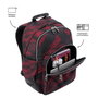 Totto Mochila Escolar Crayones MA04ECO029-2310N-5C5 Tiza Roja 20 Litros con Neceser y Bolsa para Calzado