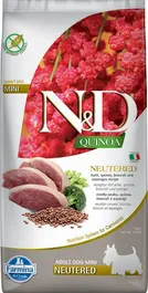 Farmina N&D Dog Quinoa Neutered Pato Mini Pienso para Perros Adultos Esterilizados 7 kg