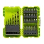 Ryobi RAK38SDD - Estuche de 38 puntas para perforación y atornillado (Incluye brocas HSS, PH, PZ, T, SL, TX, HEX)