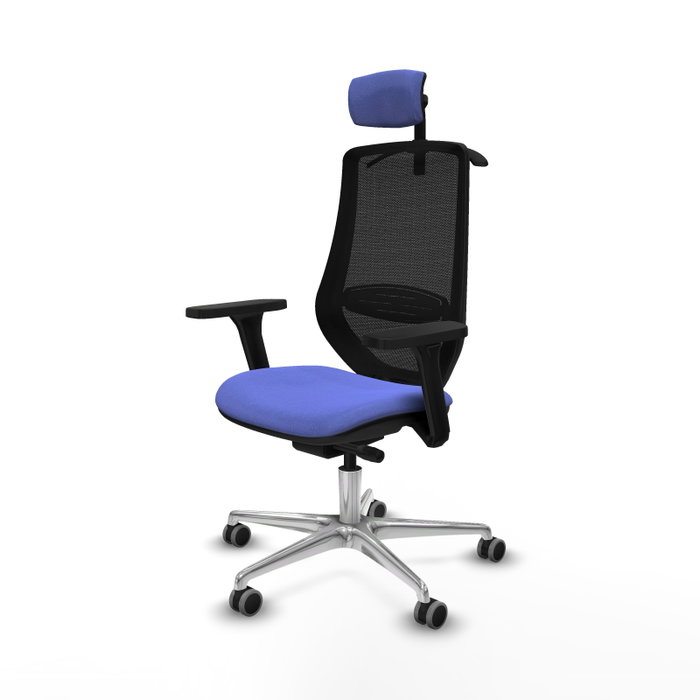 PIQUERAS Y CRESPO Silla de oficina Mardos Azul claro/Negro