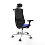 PIQUERAS Y CRESPO Silla de oficina Mardos Azul claro/Negro