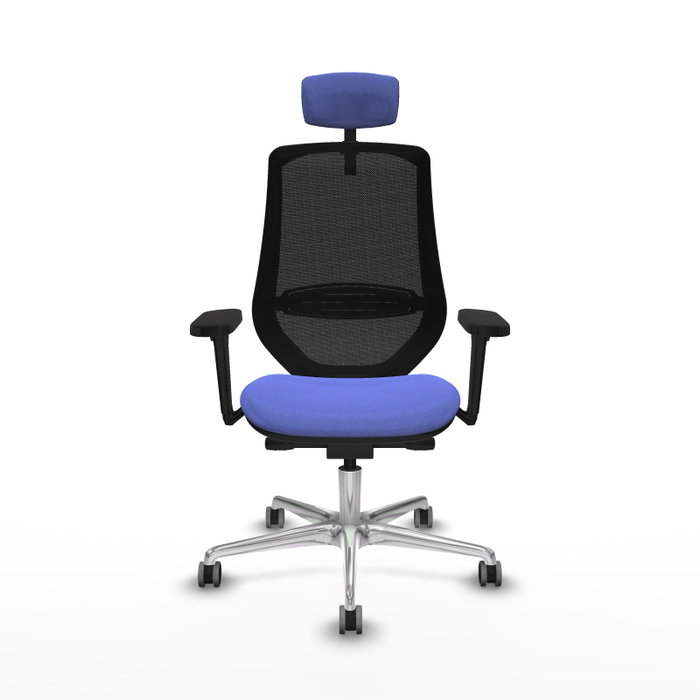 PIQUERAS Y CRESPO Silla de oficina Mardos Azul claro/Negro