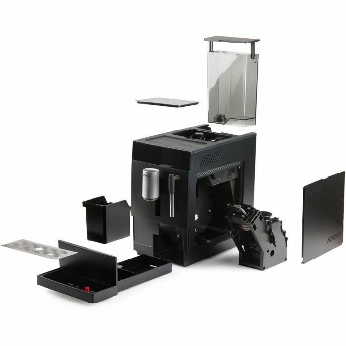 Domo DO1150K Cafetera Espresso Automática con Molinillo, 1350 W, 19 bar, 125 g Café, Negra