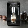 Domo DO1150K Cafetera Espresso Automática con Molinillo, 1350 W, 19 bar, 125 g Café, Negra