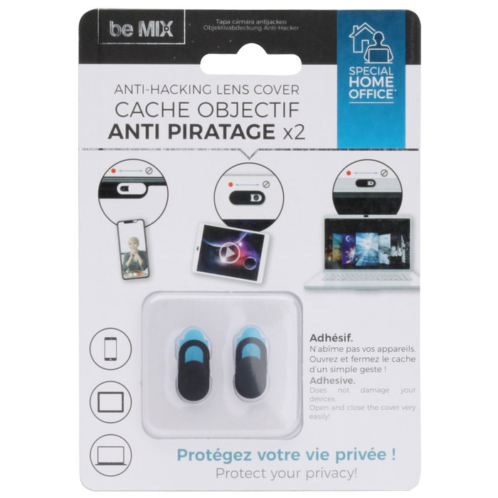 Be Mix Set de 2 unidades de Tapa Cámara Antihackeo Be Mix Set de 2 unidades de Tapa Cámara Antihackeo