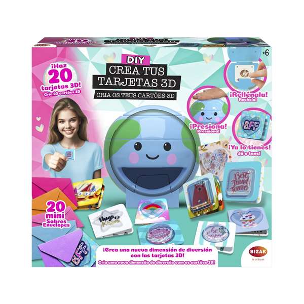 Bizak Crea tus tarjetas 3D español desde 6 años Bizak Crea tus tarjetas 3D español desde 6 años