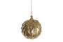 DKD Home Decor Lámpara de Techo de Metal con Hojas, Dorado
