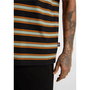 Camiseta de Manga Corta Hombre Dickies York Stripe Negro XL