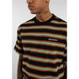 Camiseta de Manga Corta Hombre Dickies York Stripe Negro XL
