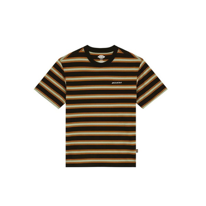 Camiseta de Manga Corta Hombre Dickies York Stripe Negro XL Camiseta de Manga Corta Hombre Dickies York Stripe Negro XL