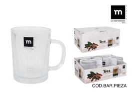 La Mediterranea Taza "Tera" con Asa, 350 cc, ø8x10 cm (48 Unidades)