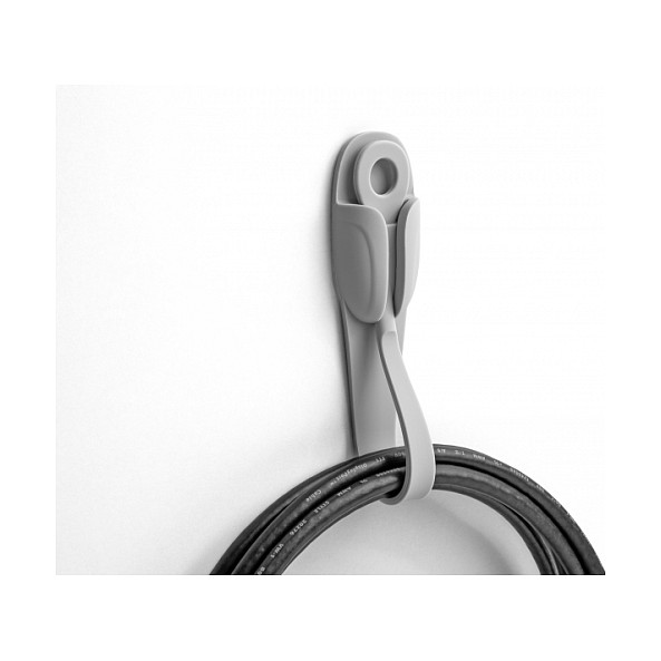 DeLOCK Set de 3 soportes para cables con correa autoadhesiva