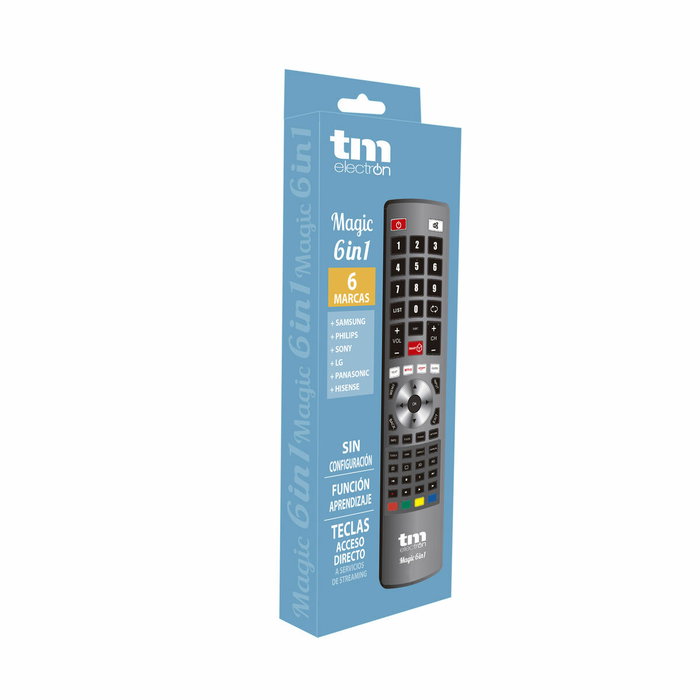 Tm Electron Mando Universal Magic 6 en 1 para TV Samsung LG Sony Panasonic Philips Hisense