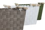 DKD Home Decor Set de 3 Cestos de Almacenaje Brillantes en Polipropileno y Madera