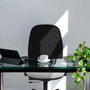 PIQUERAS Y CRESPO Silla de oficina Cilanco con mecanismo Sincro/Traslack, Morado y Gris