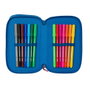 Safta Plumier Stitch Disney Triple Cremallera 37 Piezas