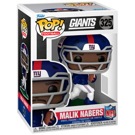 Funko POP NFL Giants Malik Nabers Figura Vinilo Edición Especial en Caja Regalo