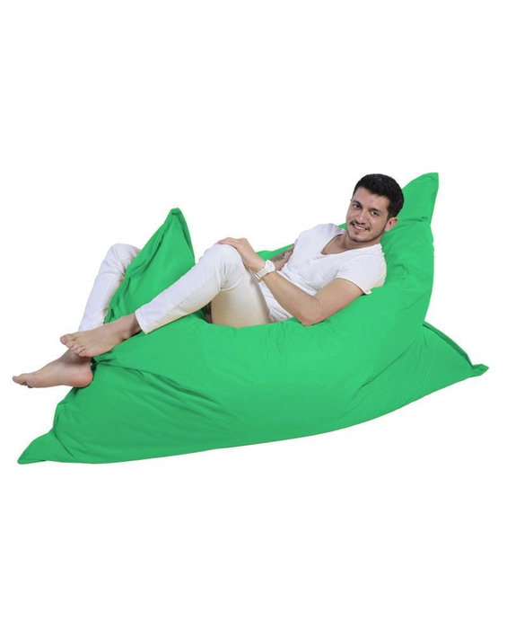 Atelier Del Sofa Puff de Jardín Impermeable 140x180 cm - Verde Atelier Del Sofa Puff de Jardín Impermeable 140x180 cm - Verde
