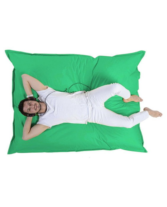 Atelier Del Sofa Puff de Jardín Impermeable 140x180 cm - Verde Atelier Del Sofa Puff de Jardín Impermeable 140x180 cm - Verde