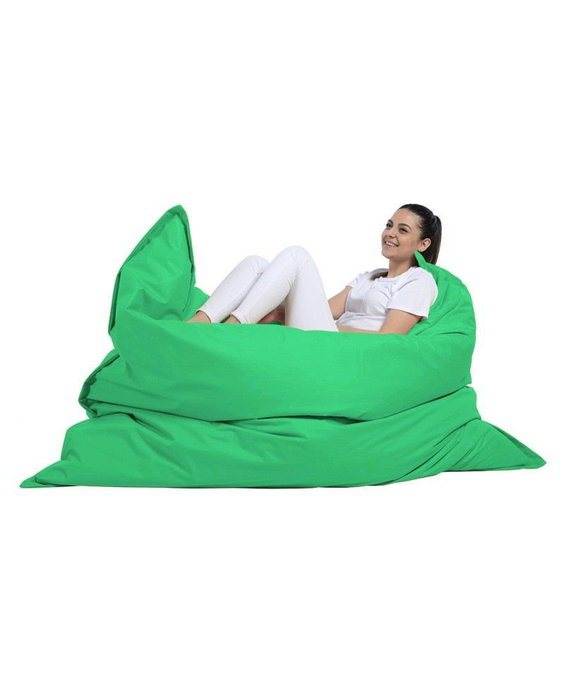 Atelier Del Sofa Puff de Jardín Impermeable 140x180 cm - Verde Atelier Del Sofa Puff de Jardín Impermeable 140x180 cm - Verde