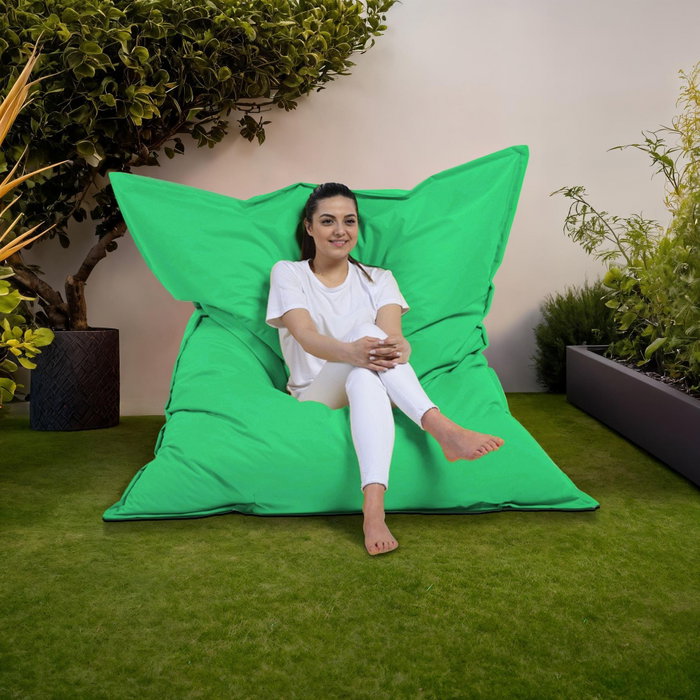 Atelier Del Sofa Puff de Jardín Impermeable 140x180 cm - Verde Atelier Del Sofa Puff de Jardín Impermeable 140x180 cm - Verde