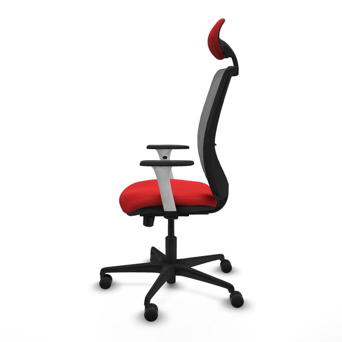 PIQUERAS Y CRESPO Silla de oficina Zulema Roja con Malla Gris PIQUERAS Y CRESPO Silla de oficina Zulema Roja con Malla Gris