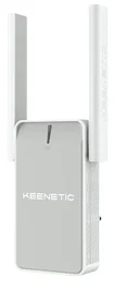 Keenetic Buddy 6 (KN-3411) Repetidor Amplificador Wi-Fi 6 Mesh AX3000, Extensor de Red, Puerto Gigabit Ethernet, Blanco y Gris