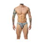 Tanga Mob Eroticwear Blanco Negro S