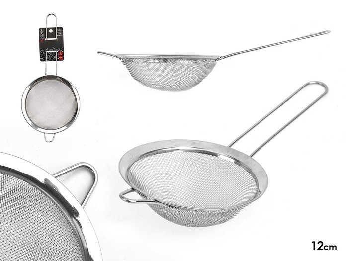 Kinvara Colador de Acero con Soporte 12 cm Diámetro x 26 cm Longitud (Set de 24) Kinvara Colador de Acero con Soporte 12 cm Diámetro x 26 cm Longitud (Set de 24)
