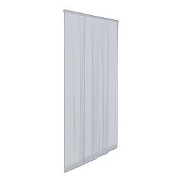 Irs Mosquitera en Tiras para Puerta, Gris, 140 x 240 cm, 6 Piezas 28 x 240 cm, Incluye Adhesivo y Herramienta de Instalación